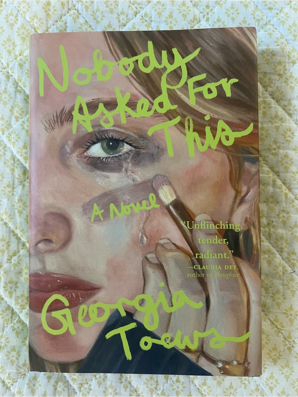 NOBODY ASKED FOR THIS HARDCOVER BOOK BY GEORGIA TOEWS EUC
